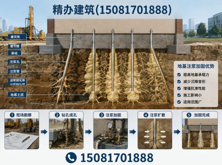复兴区邯郸注浆施工展示图